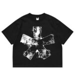 T-shirt Boxy - Opinion - Kaos Hitam - Hectic