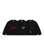 Hectic - T-shirt longsleeve kaos katun Boxy fit - Scorpio Series