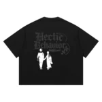 Hectic - T-shirt kaos katun Boxy fit - Hitam - Deadly - Gambar 2