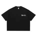 Hectic - T-shirt kaos katun Boxy fit - Hitam - Deadly