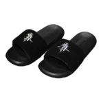 Slide sandal / Sandal slop Sherpa - Hitam - Behavior logo - HECTIC - Gambar 2