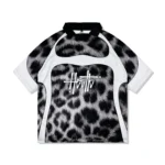 HECTIC - Oversized Jersey Vintage - Hitam - Leopard