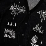 Hectic - Cardigan Black - Knitwear rajut Hitam - Future - Gambar 3