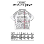 HECTIC - Oversized Jersey Vintage - Hitam - Leopard - Gambar 6